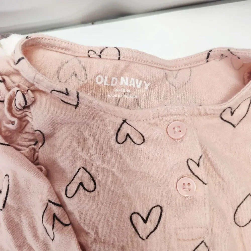 Baby Girl 6-12M Cozy Sleep Sack Bundle Old Navy Floral